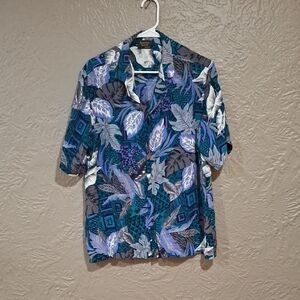 Hawaiian Reserve Leaf Print Shirt